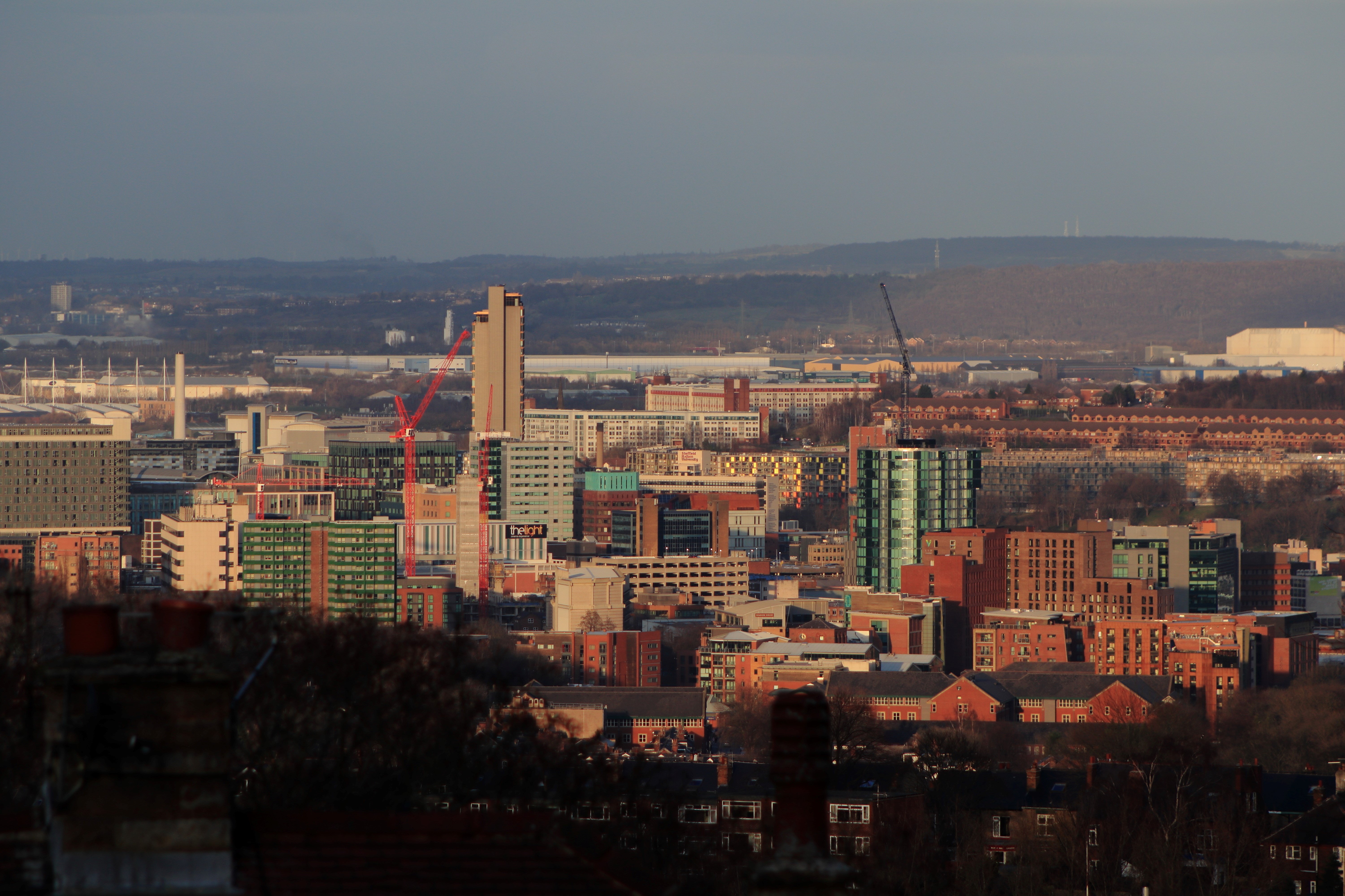 skyline view of Sheffield