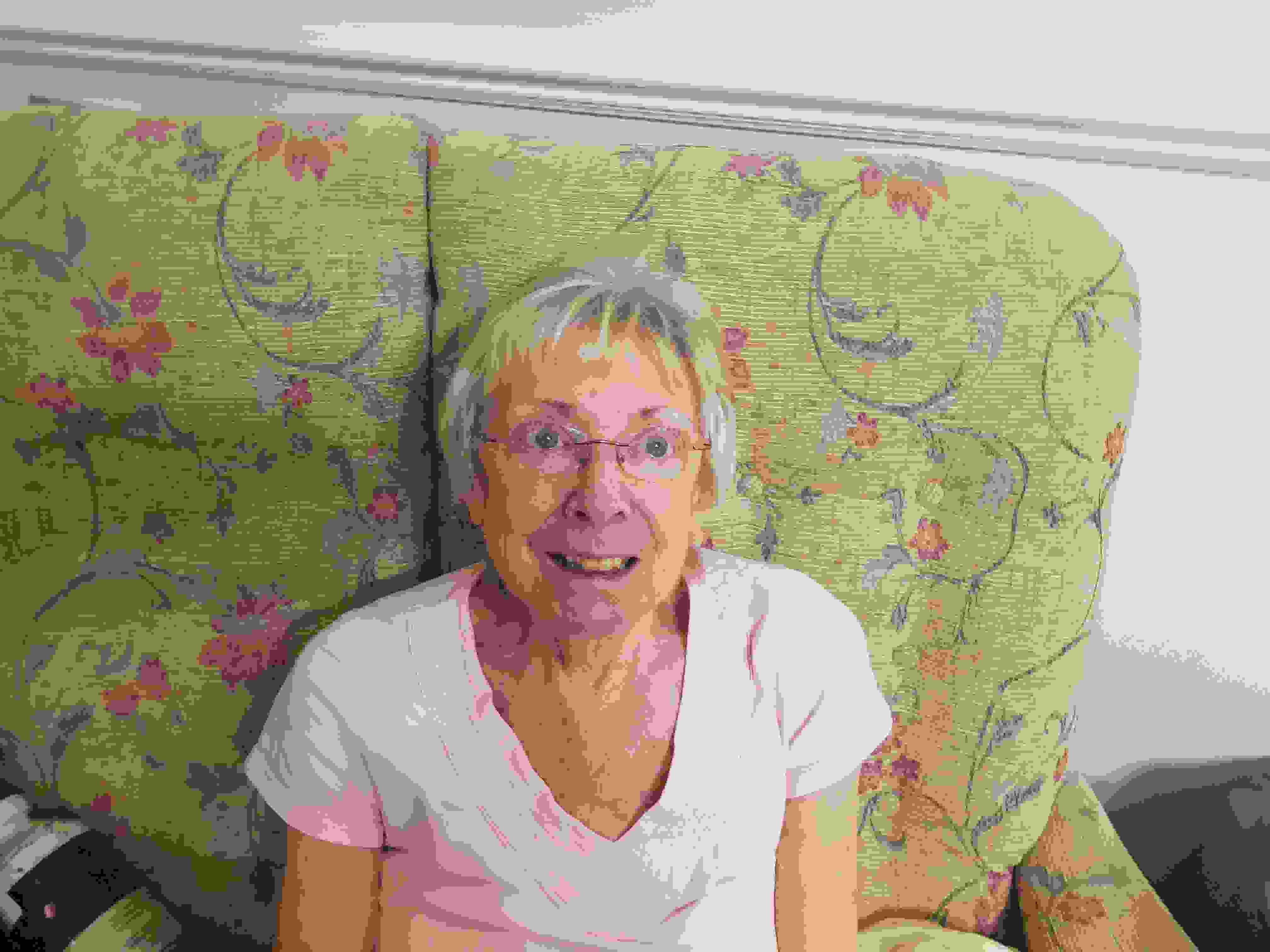 Mary Burrow - care home resident
