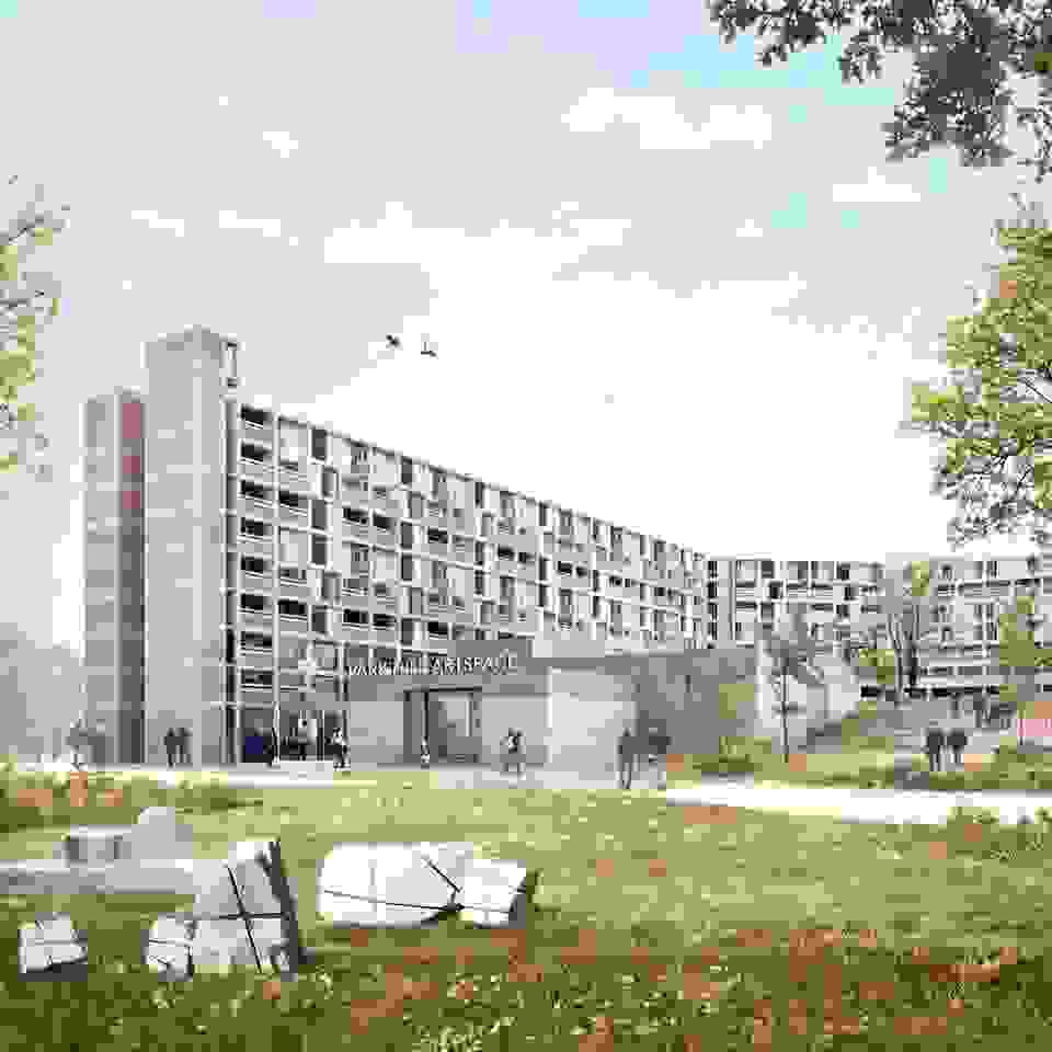 CGI image of Park Hill Art Space