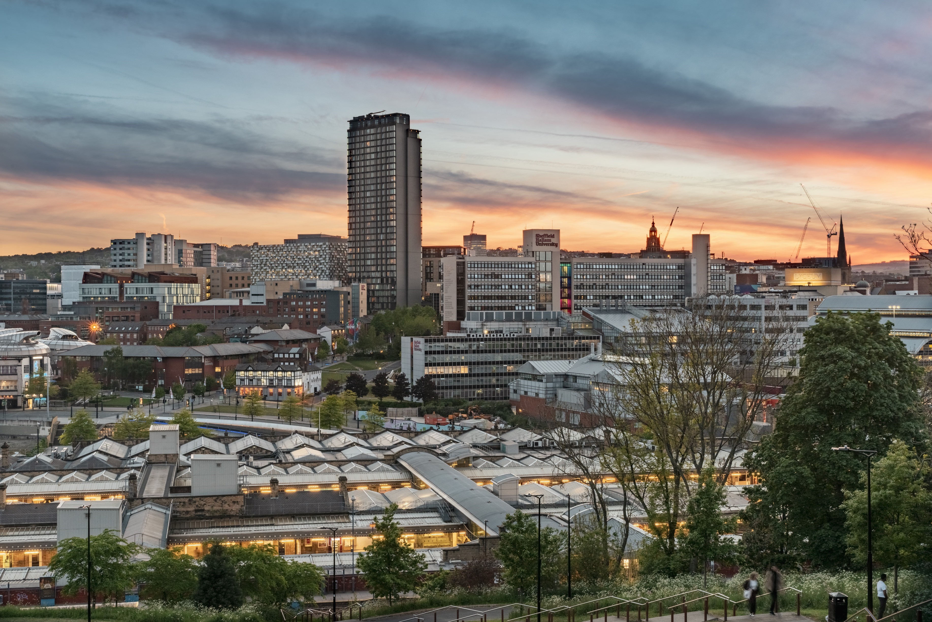 View of Sheffield from South Street Park