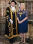 Right Worshipful Lord Mayor of Sheffield, Colin Ross, and the Lady Mayoress with official attire and necklace