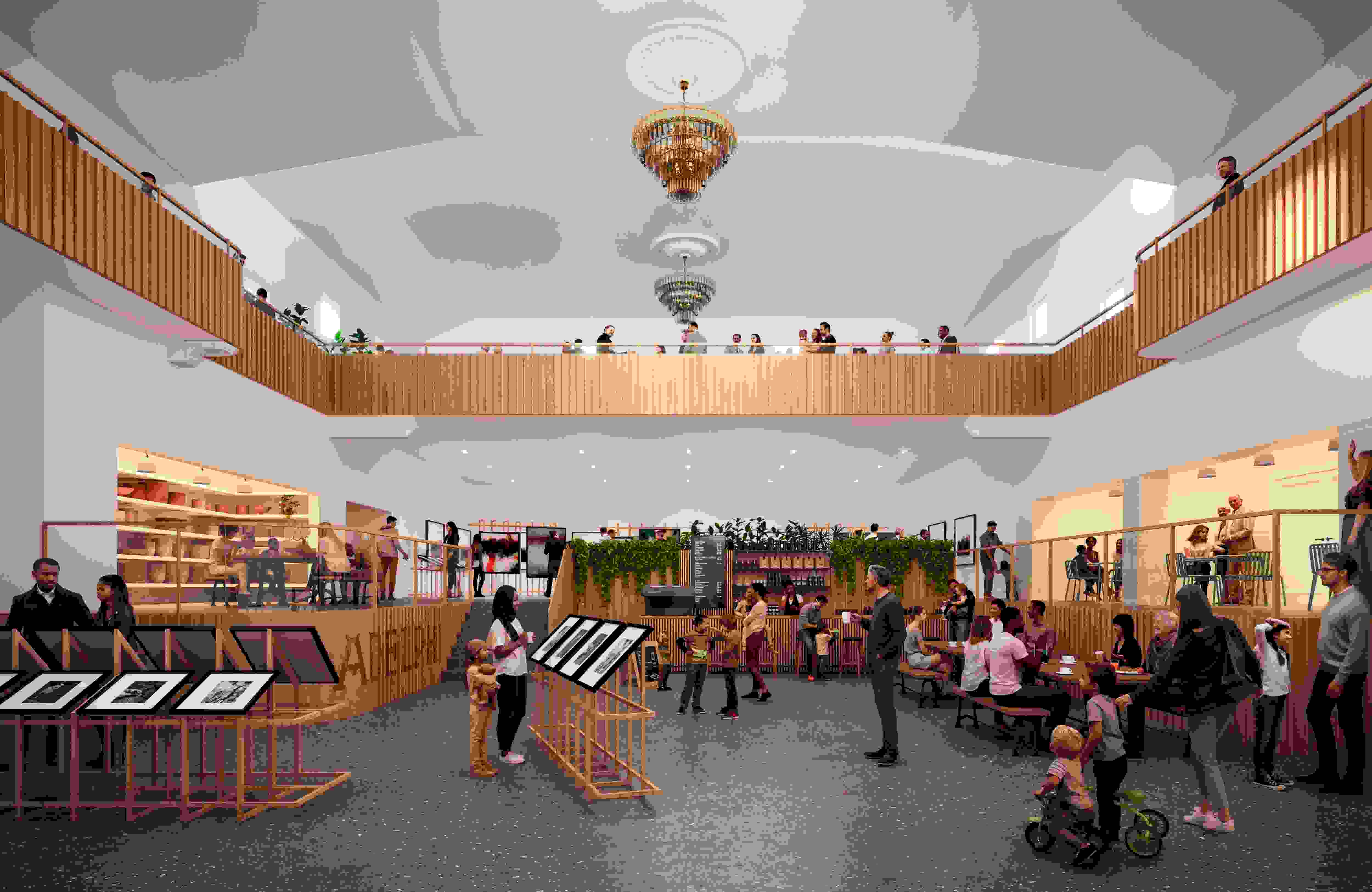 A CGI image of the Adelphi Cinema proposal