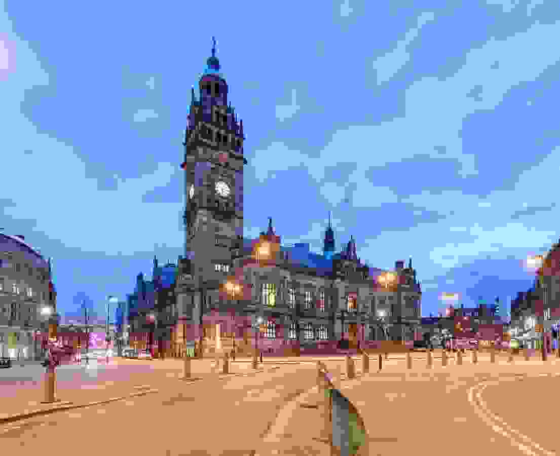 Town hall early evening