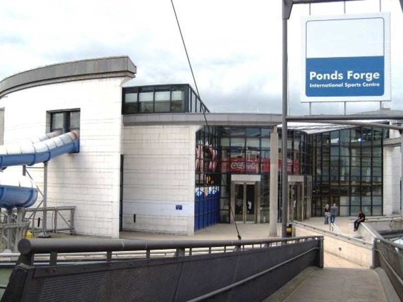 Outside Ponds Forge sports centre