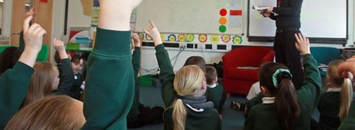 children in a classroom