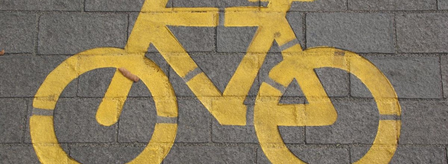 Cycle lane sign