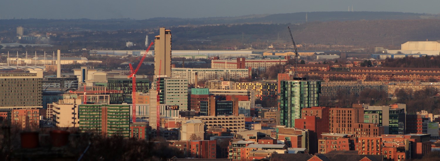 Sheffield city skyline