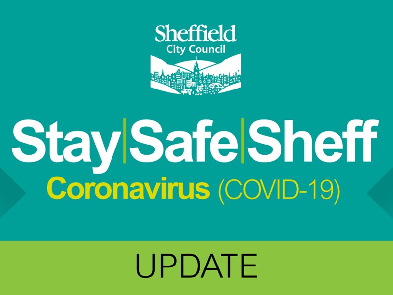 Stay Safe Sheff text image 