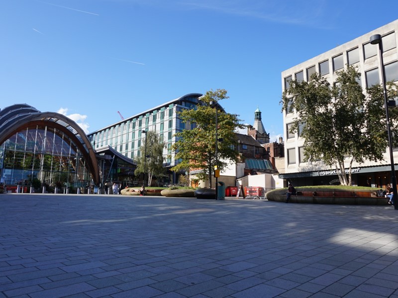 Sheffield city centre, theatre district