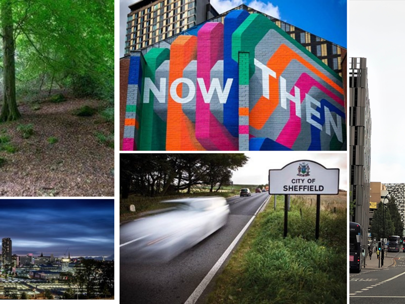 Collage of Sheffield Locations