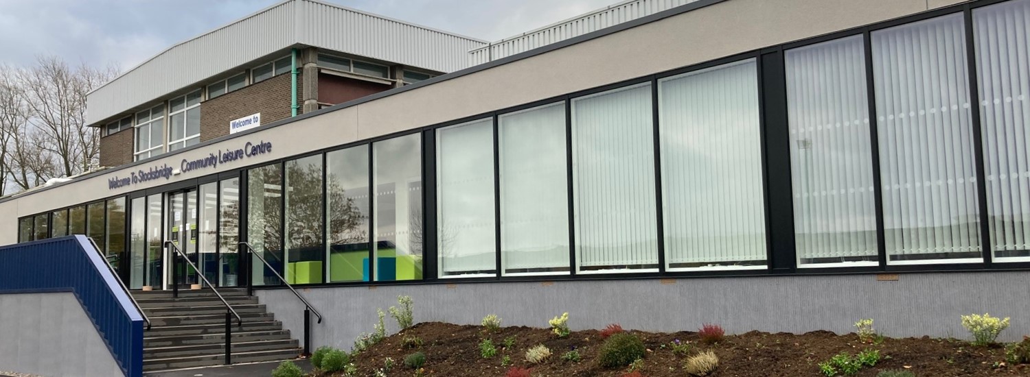 Stocksbridge Community Leisure Centre from the outside