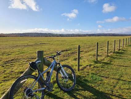A bike at the top of Shirebrook Valley Nature Reserve in Sheffield