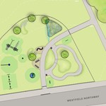 Design drawing of new playground at Westfield site