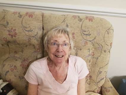 Mary Burrow - care home resident