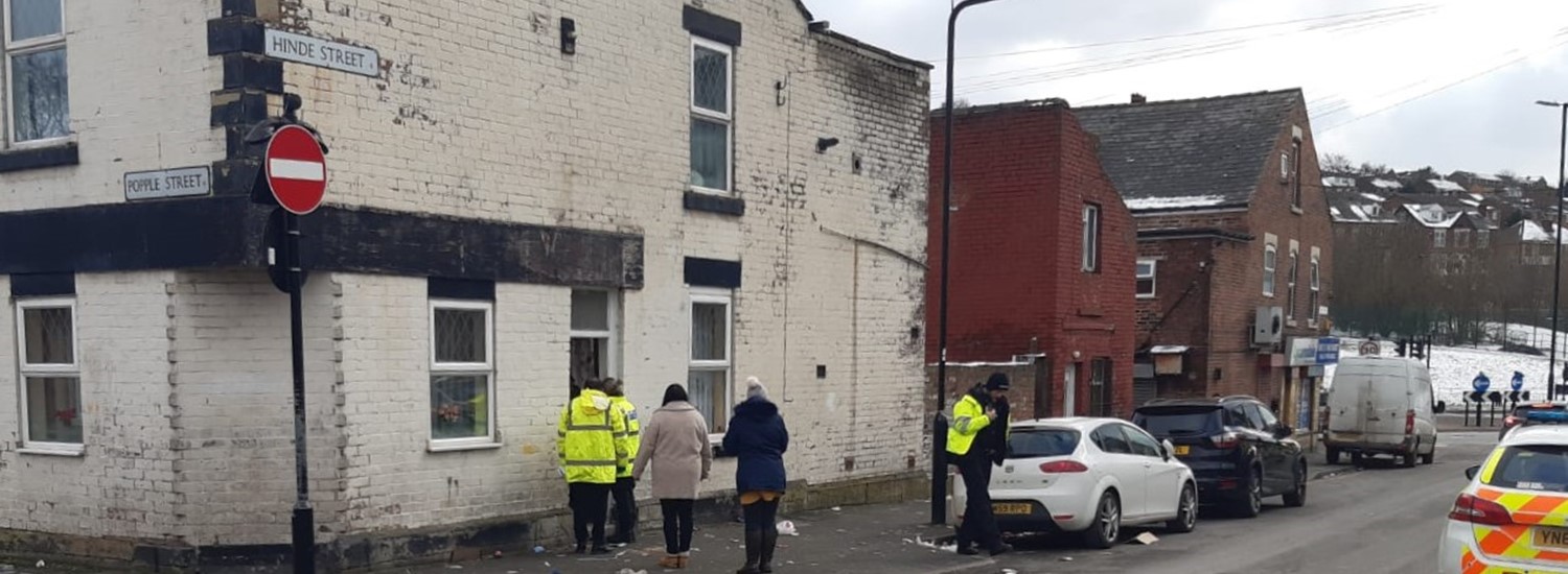 Community officers and South Yorkshire Police in Page Hall