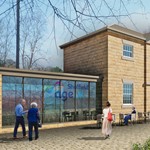 Artist impression of the redevelopment plans for the Old Coach House building