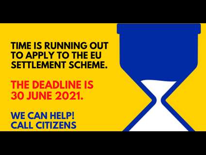 The deadline to apply to the EUSS scheme is 30th June