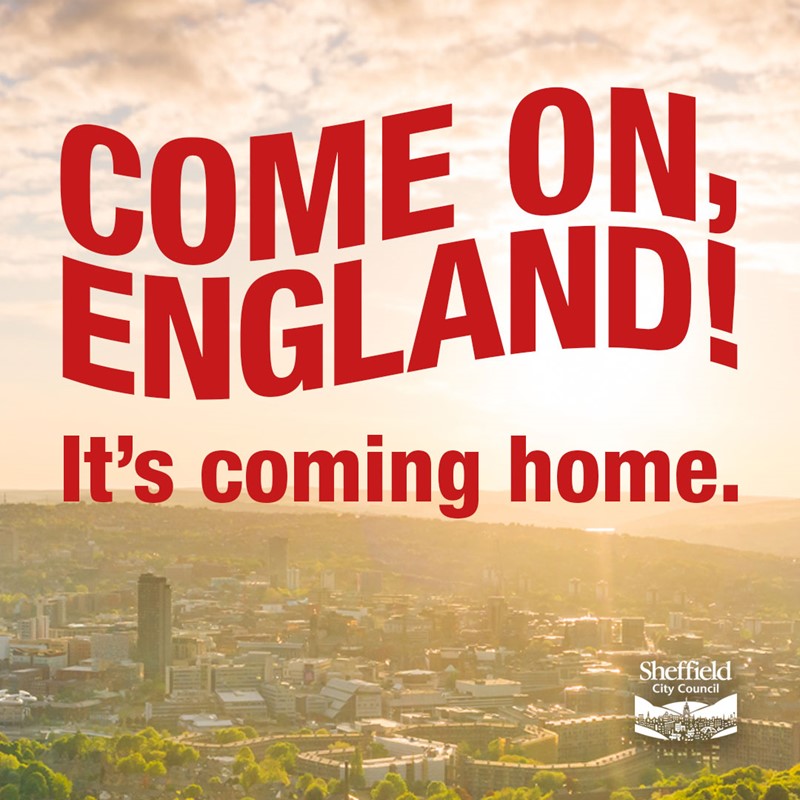 Come on, England! It's coming home.