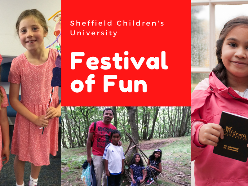 Images from Sheffield Children's University Festival of Fun 2020