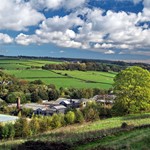View of Loxley Valley in Sheffield