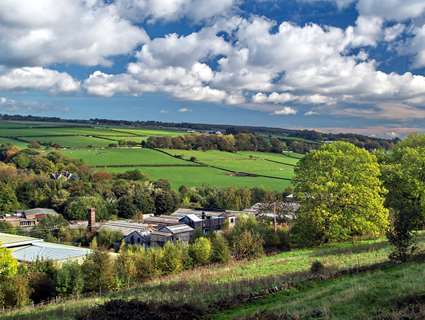 View of Loxley Valley in Sheffield