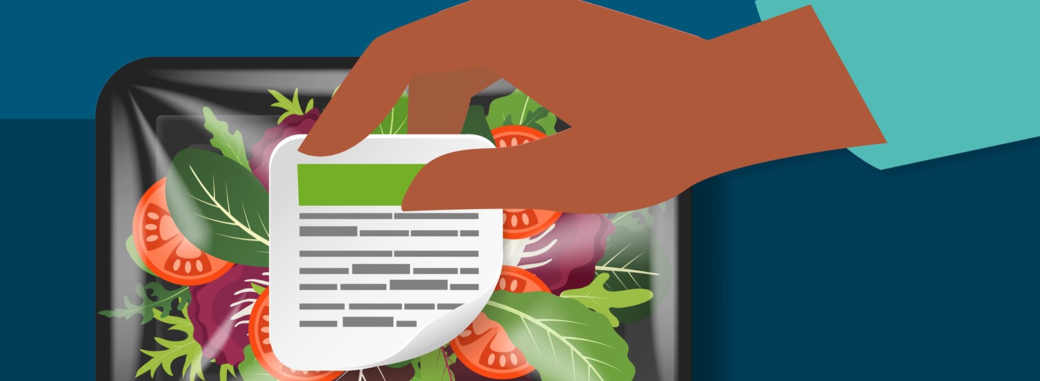 Food labelling law is changing from October 1 promotional poster