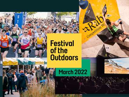 People taking part in activities at previous Festival of the Outdoors Activities