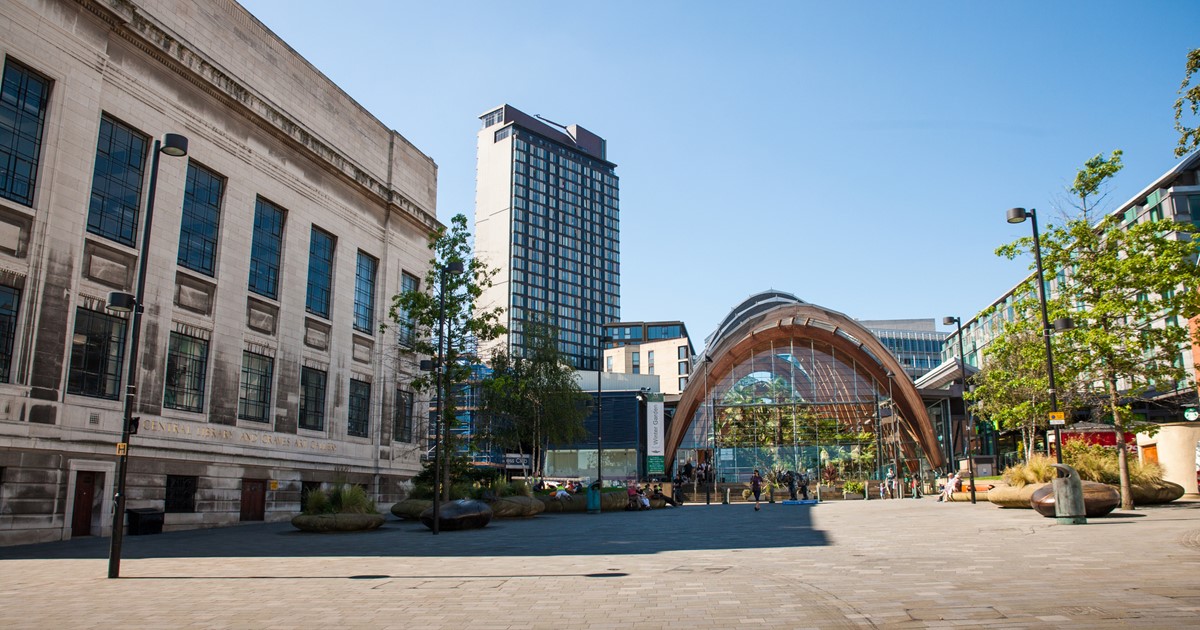 Tudor Square in Sheffield City Centre