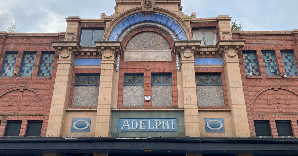 The former Adelphi Cinema building in Attercliffe, off Attercliffe Road