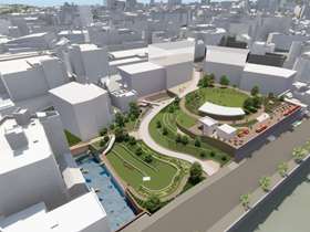 A CGI of the planning proposal for the Castle site in Sheffield