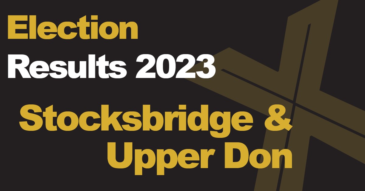 Sheffield Election Results 2023 for Stocksbridge & Upper Don