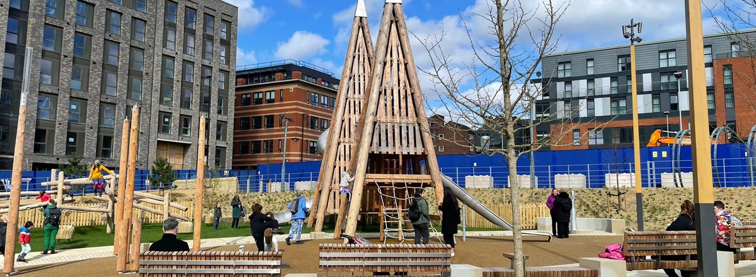 Pound's Park on opening day