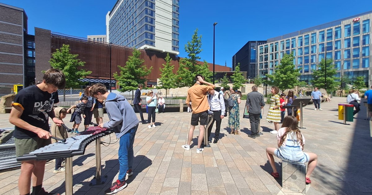 New pocket park to bring music to city centre