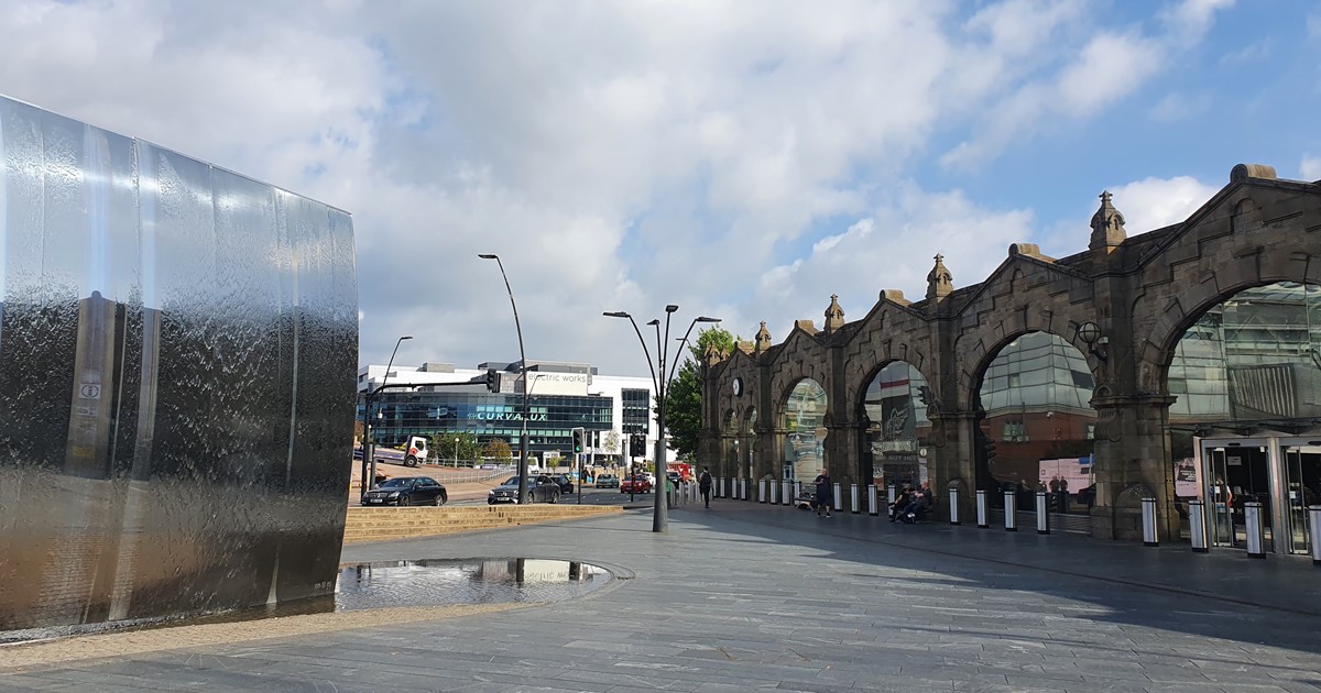 Sheffield train station 