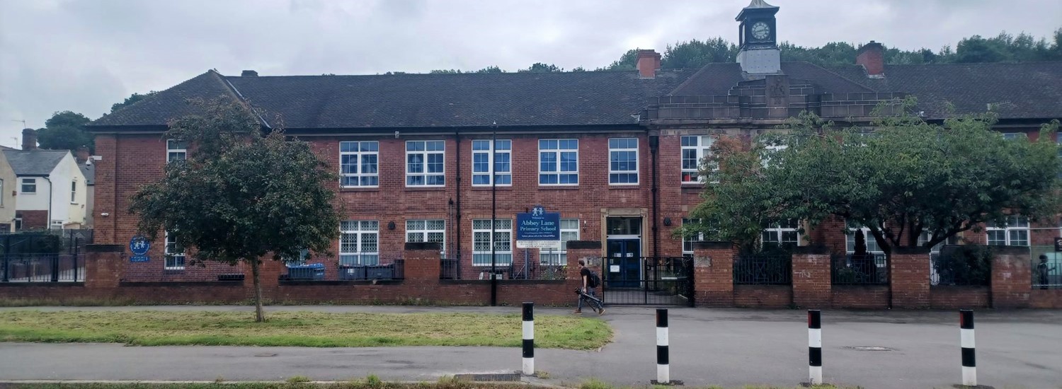 A Google Maps screenshot of Abbey Lane Primary School