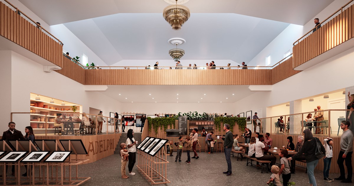 A CGI image of the Adelphi Cinema proposal