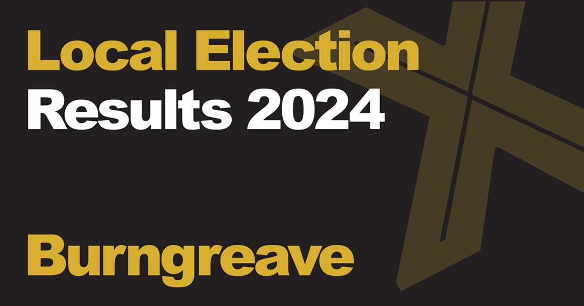 A black background with a light brown X, written across it is Local Election in green with results 2024 in white, underneath that is written Burngreave in green