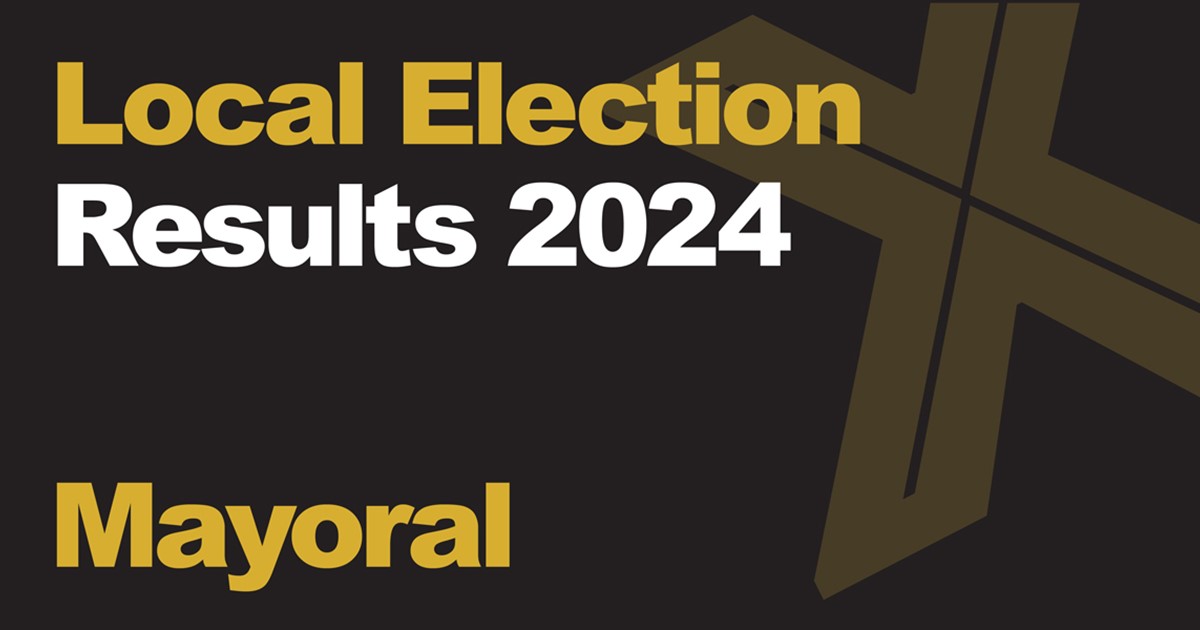 Mayoral election graphic