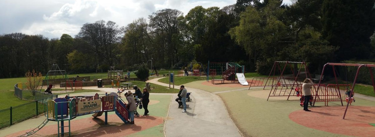 Playground in a Sheffield park