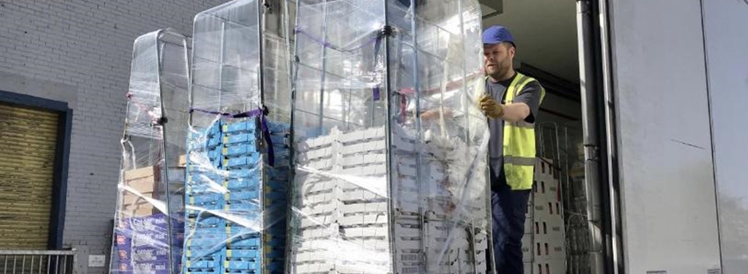 supplies in a warehouse