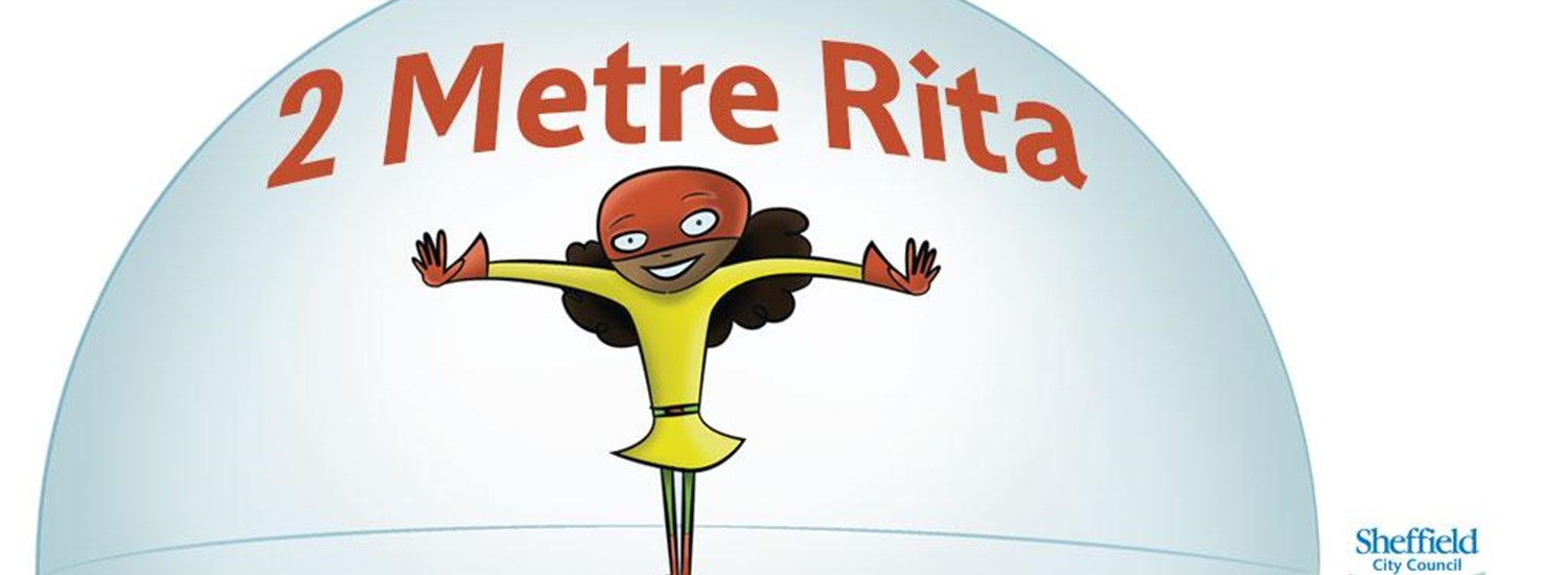 cartoon person 2 metre Rita