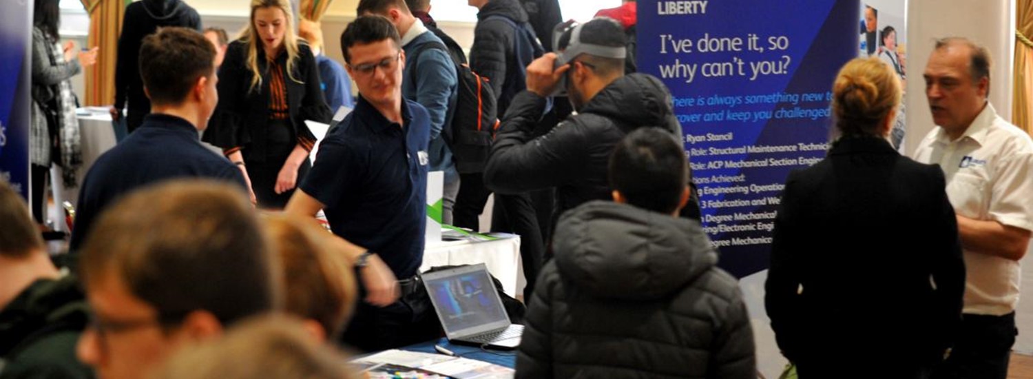 People at last years apprenticeship event
