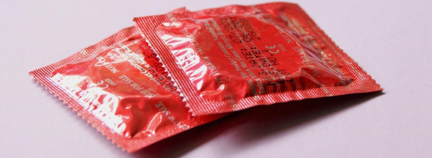 red condoms