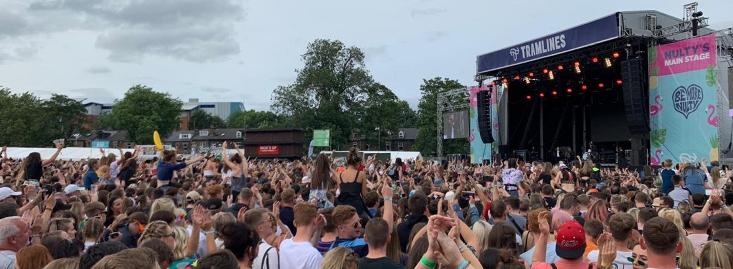 crowd at tramlines