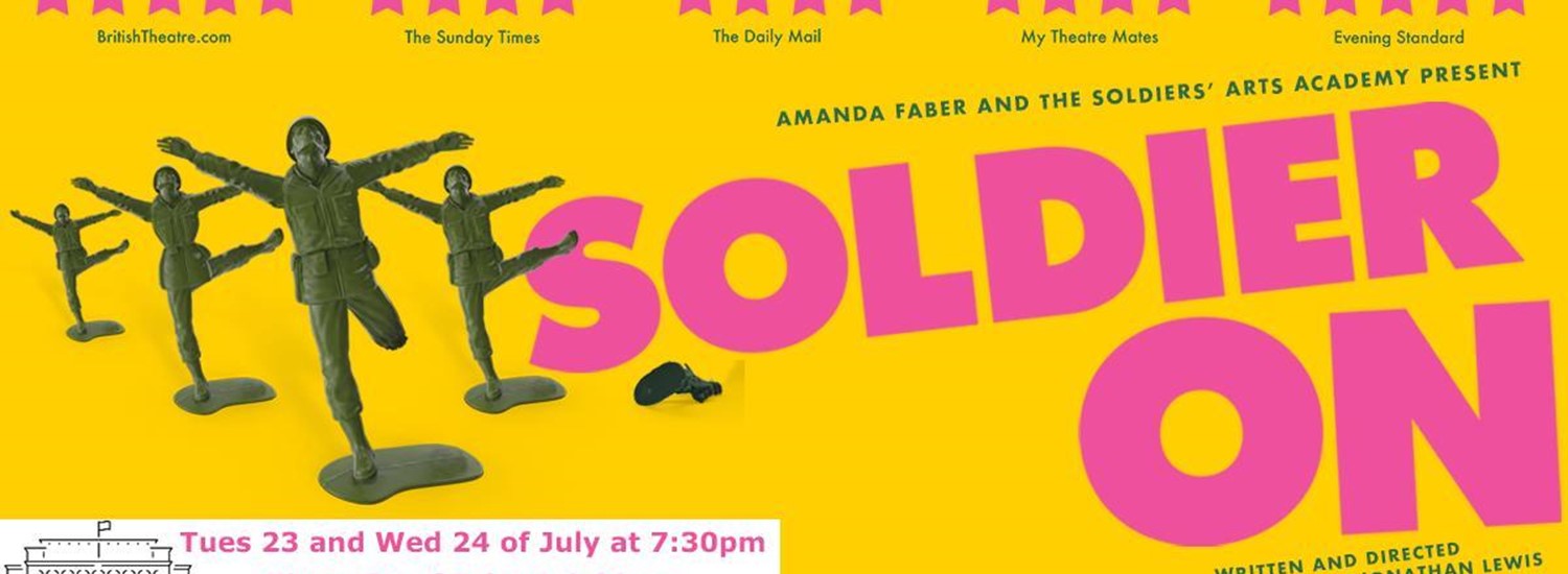 Soldier on show poster
