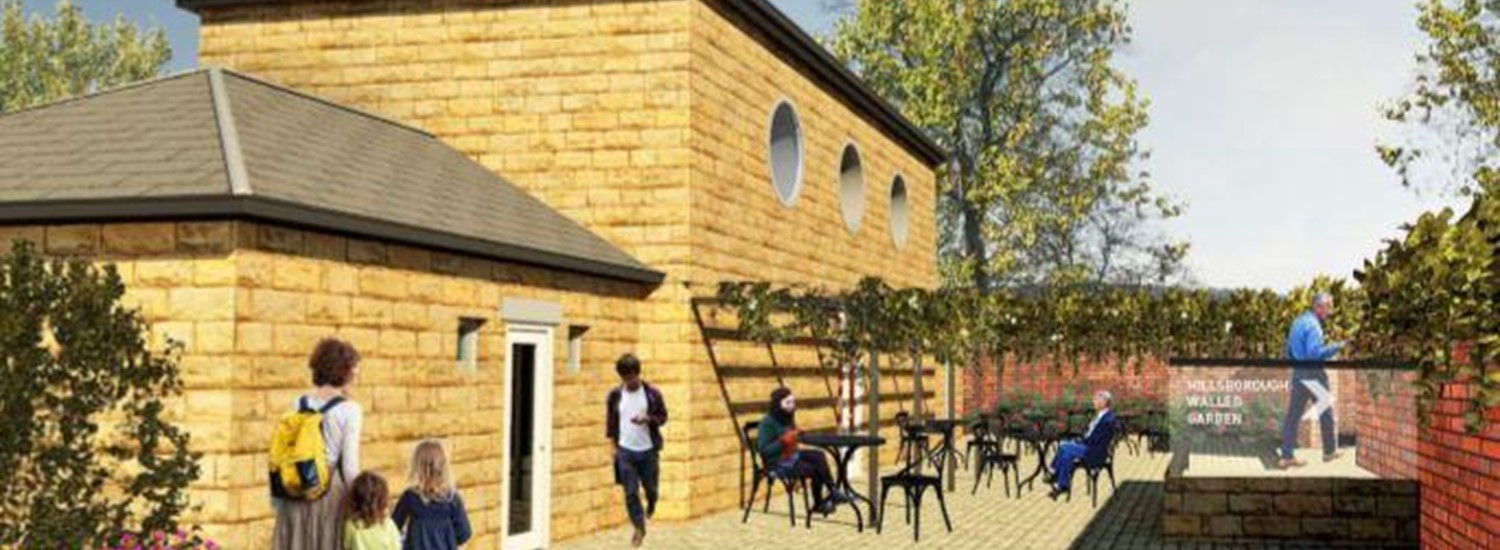 Hillsborough Park proposed cafe image
