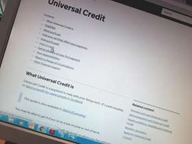 Universal credit online pic