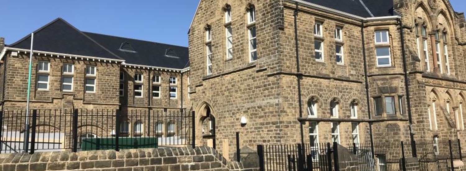 An photograph of a school in Sheffield