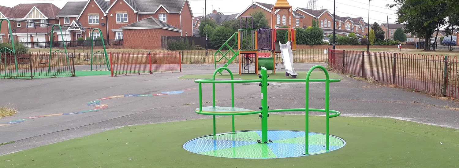 Playground in a Sheffield park