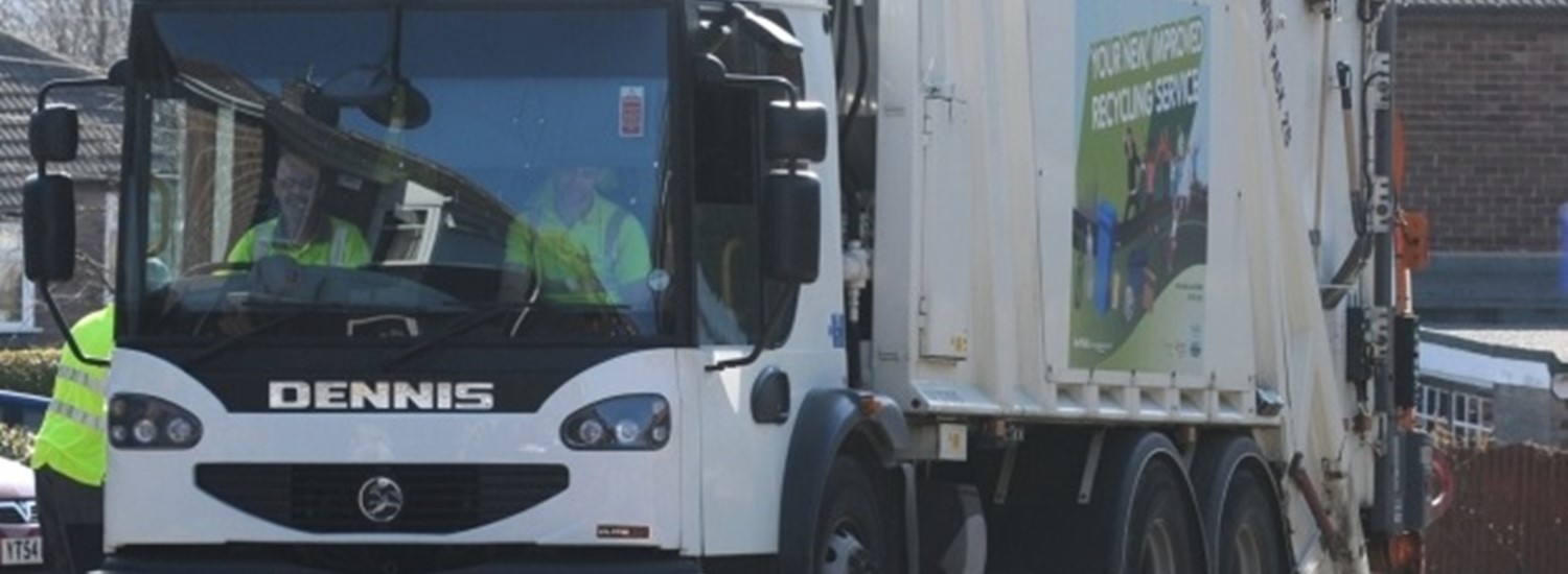 Veolia bin lorry